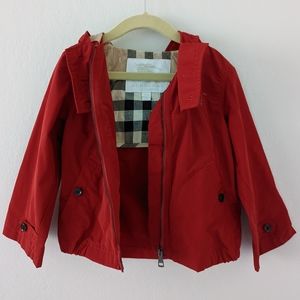 Kids Burberry Rain Jacket in 3Y